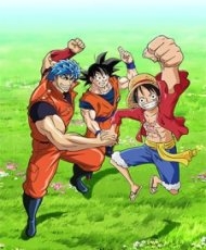 One Piece X Toriko X Dragon Ball Z Crossover